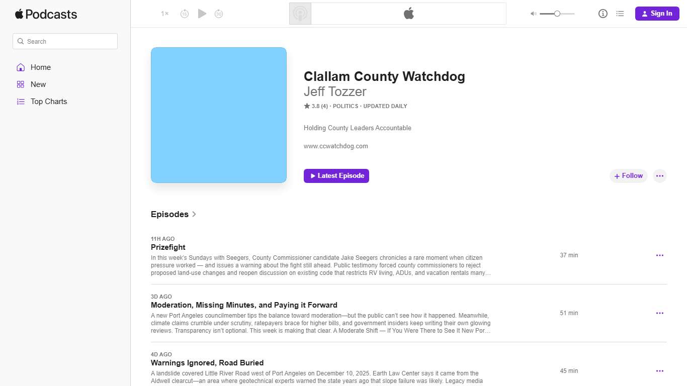Clallam County Watchdog - Podcast - Apple Podcasts